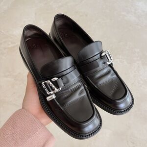 Classic Black Leather Loafers